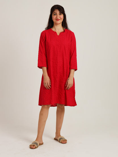 Bamboo Tunic: Red