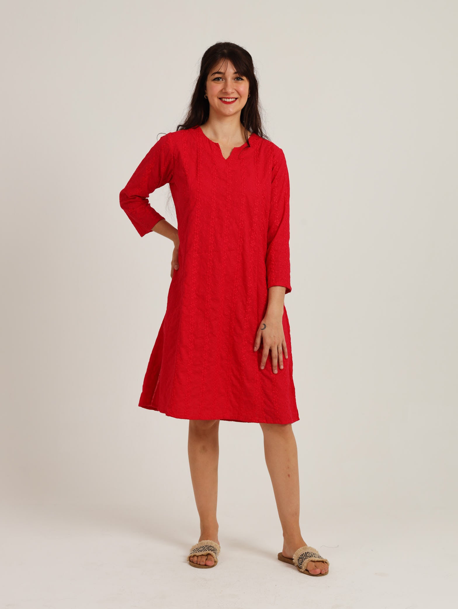 Bamboo Tunic- Red