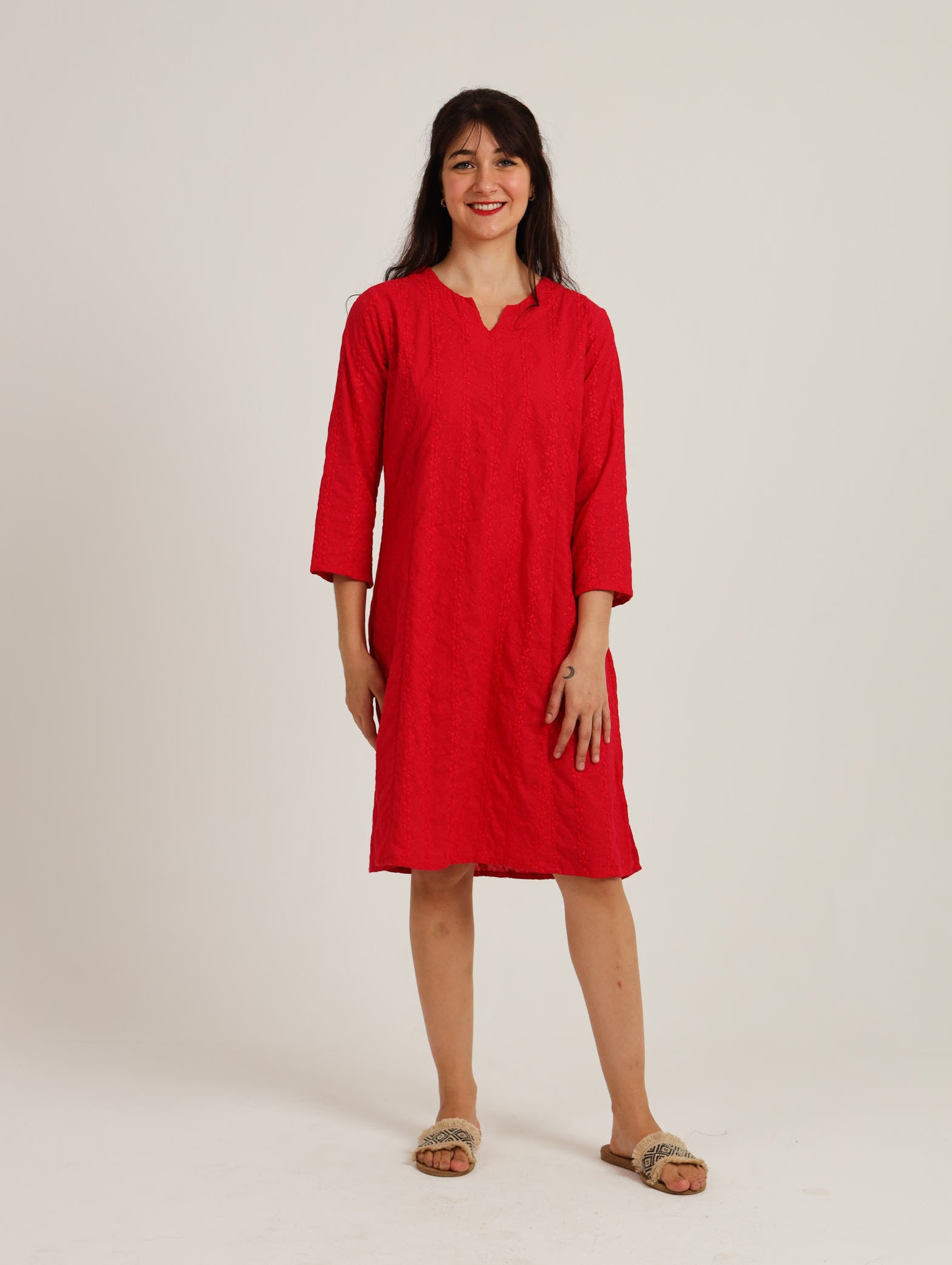 Bamboo Tunic- Red