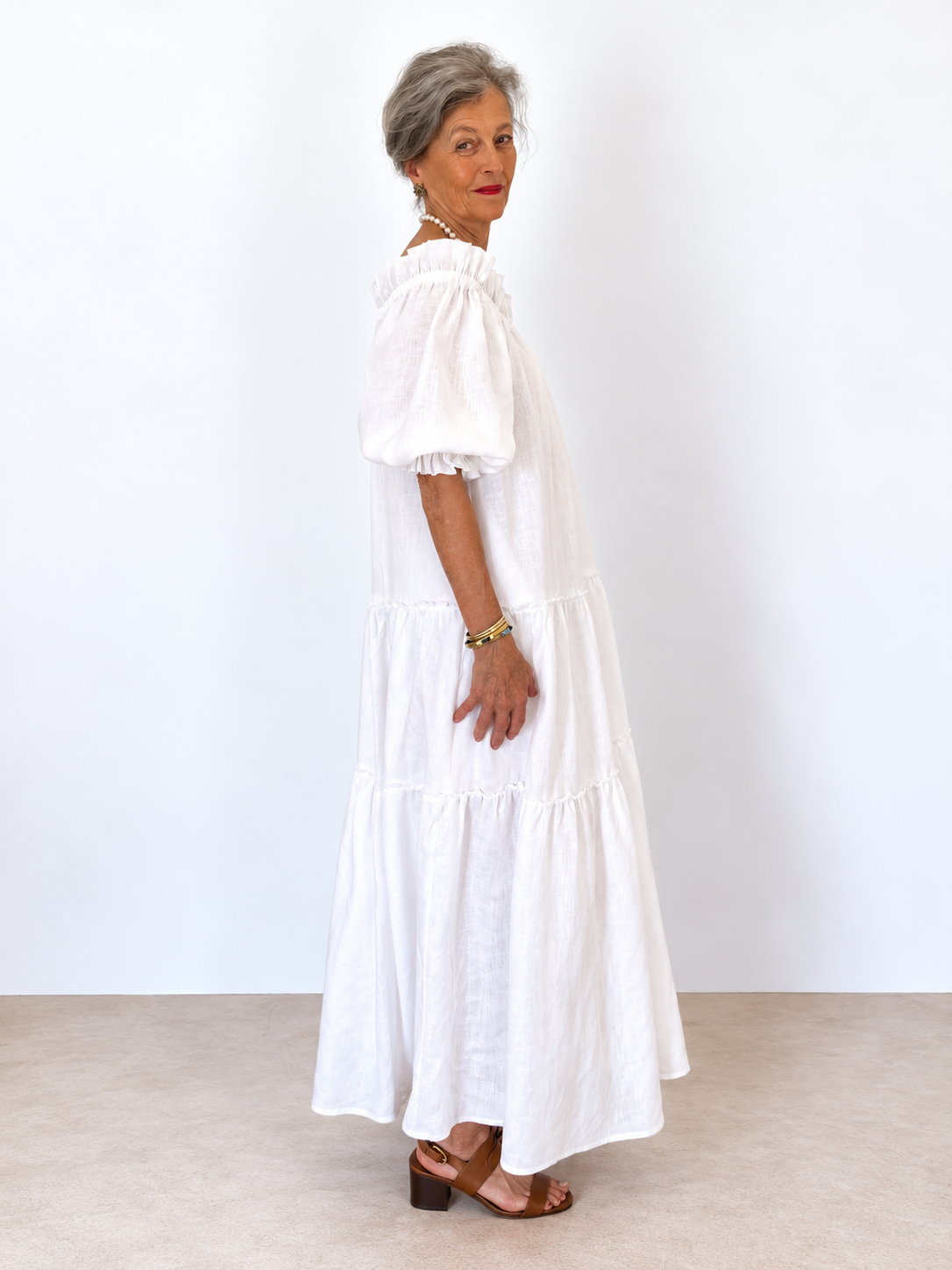 Marula Dress- White