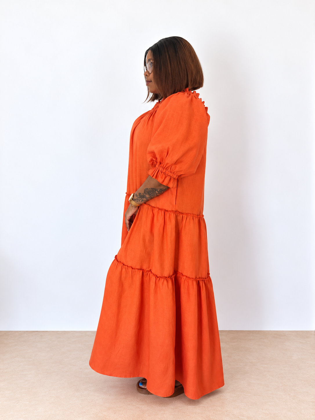 Marula Dress- Orange