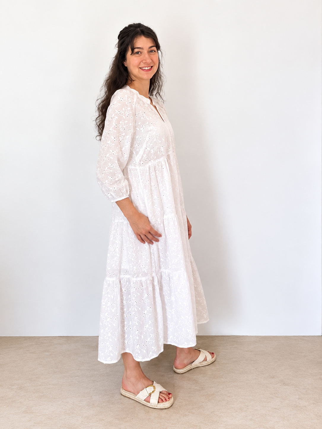 Poppy Dress- White