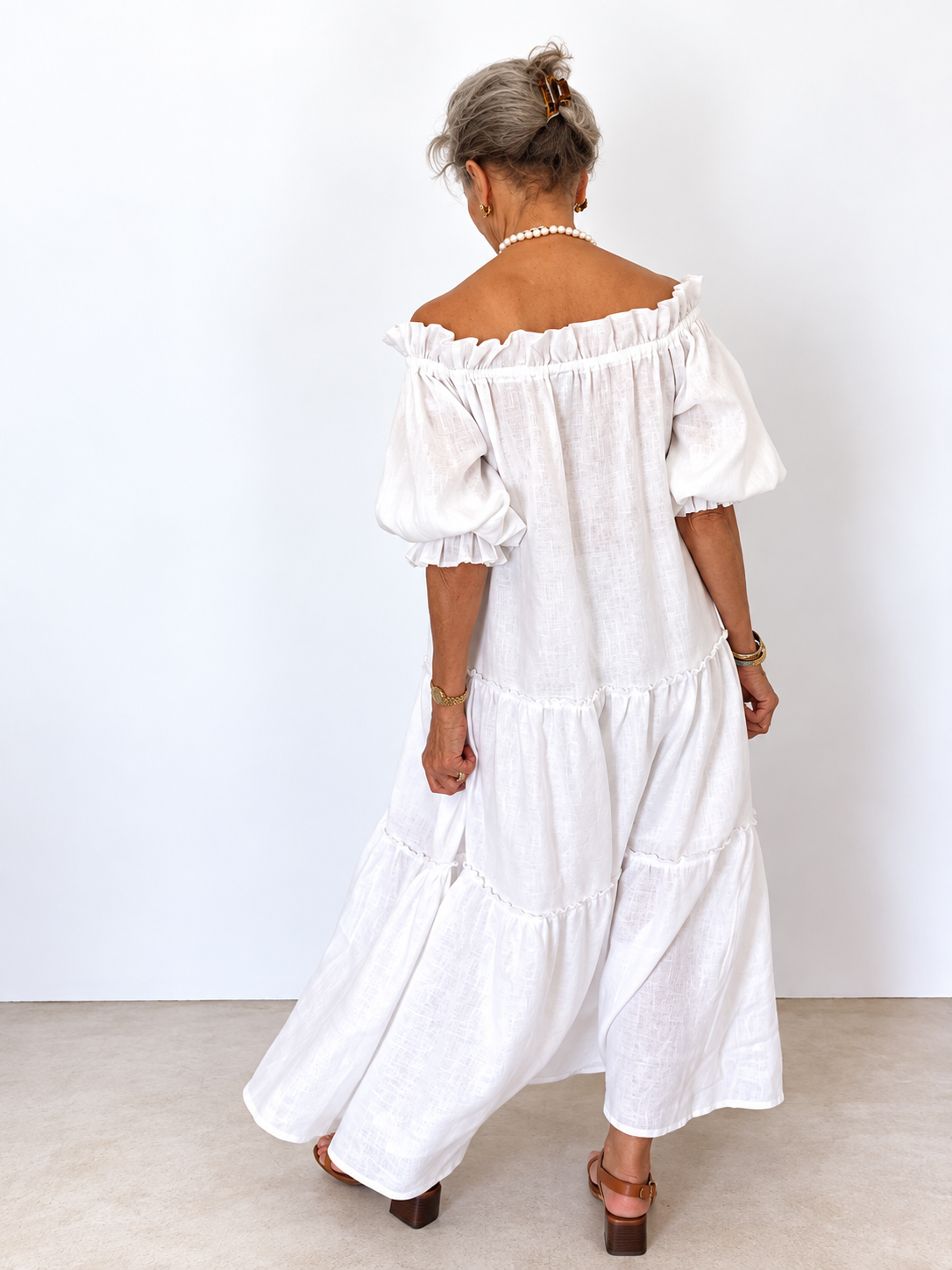 Marula Dress- White