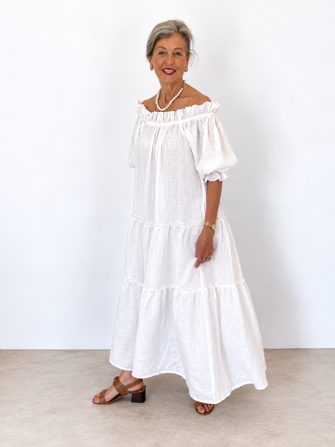 Marula Dress- White
