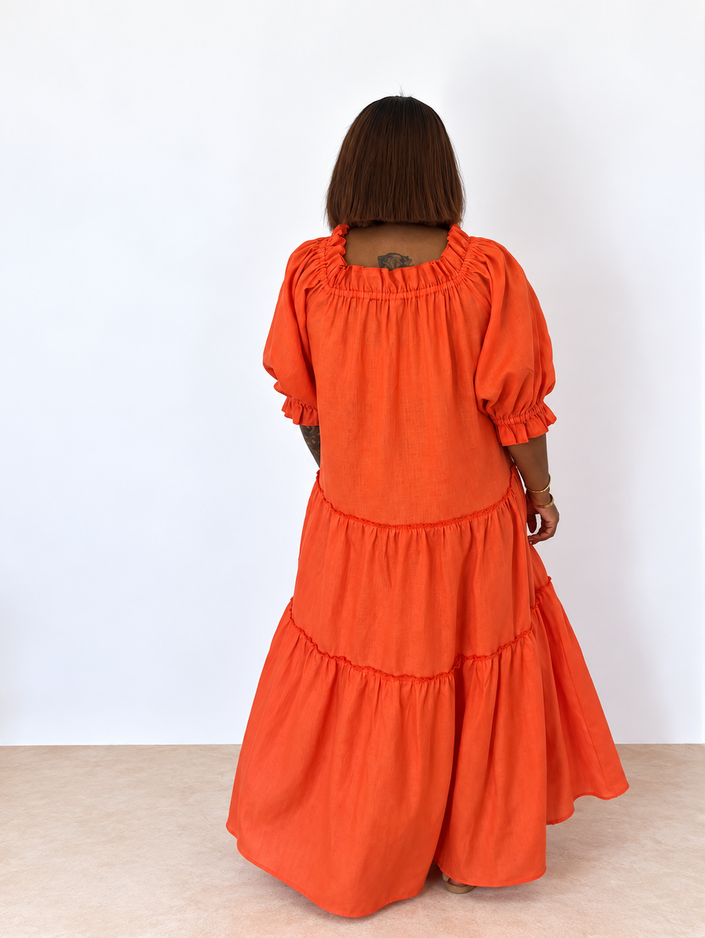 Marula Dress- Orange